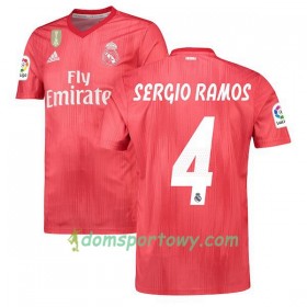 Koszulka Real Madryt SERGIO RAMOS 4 Trzeci Koszulki Piłkarskie 2018-2019 Krótki Rękaw